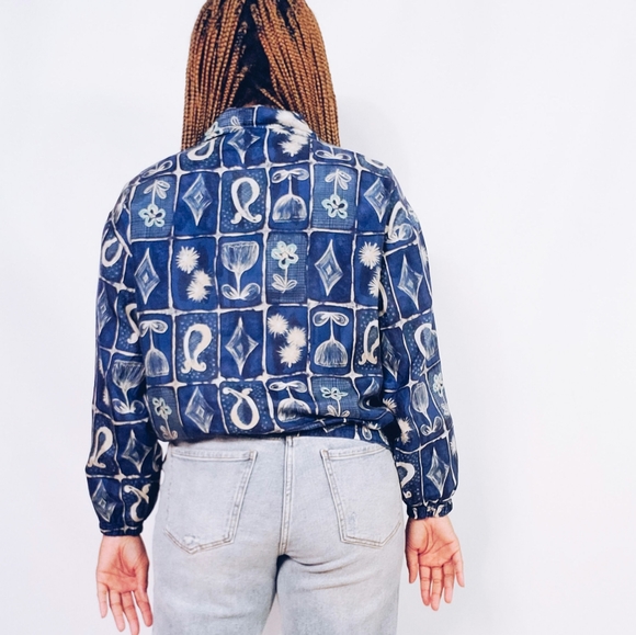 Silk Bomber Jacket - Picture 4 of 8